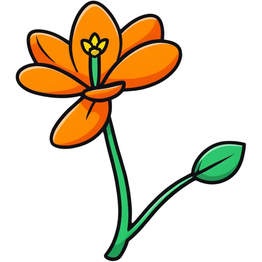 cempasúchil flower, Day of the Dead marigold, vibrant orange flower emoji
