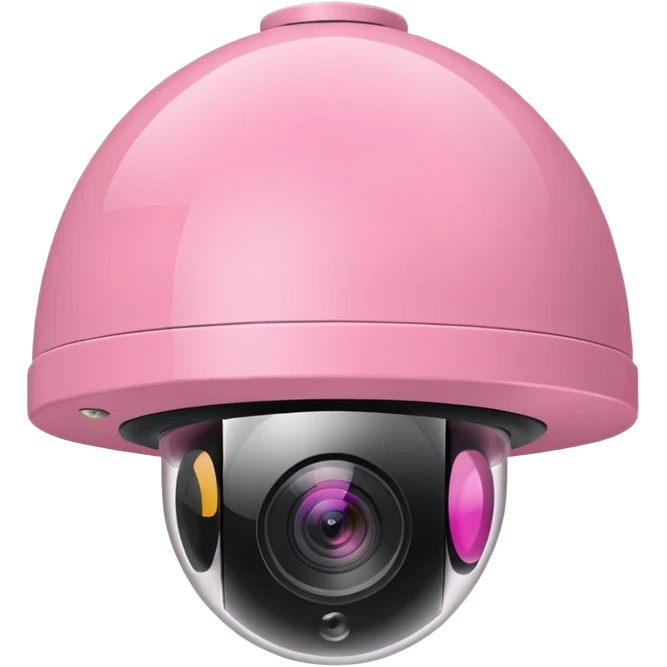 Security Camera pink  emoji