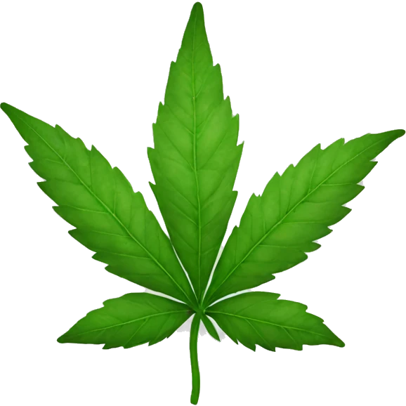 Weed leaf emoji