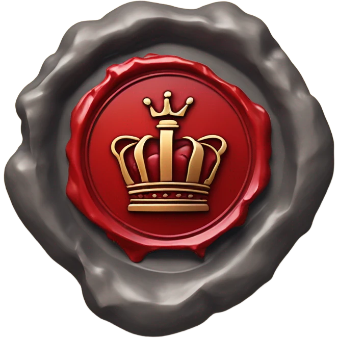 queen wax broken seal red crack broken circle broken emoji