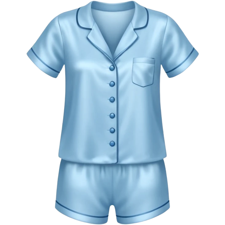 Baby blue luxury pyjamas  emoji