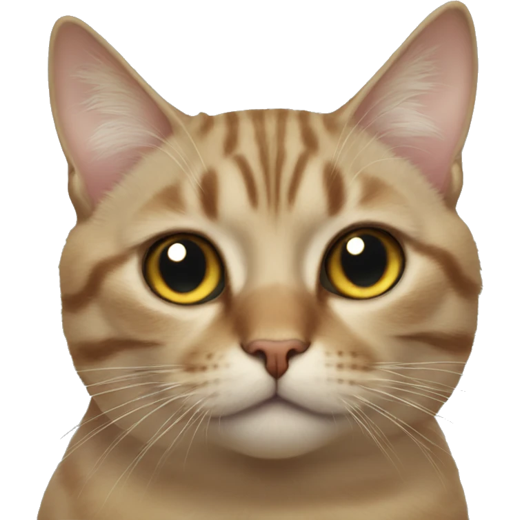 Cat with butterfly on his nose emoji