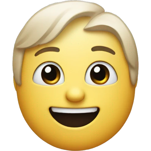 face with awkward smile and thumbs up emoji