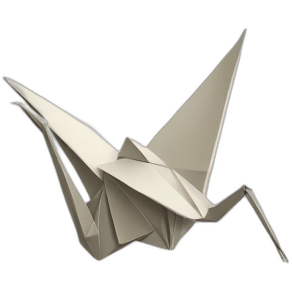 Origami crane emoji