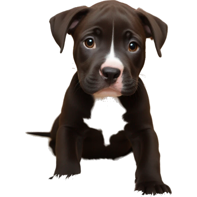 Dark brown and black puppy staffordshire. 8weeks old emoji
