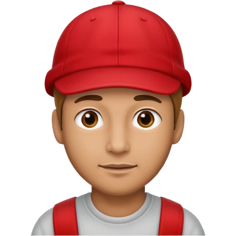 man with red cap ' emoji