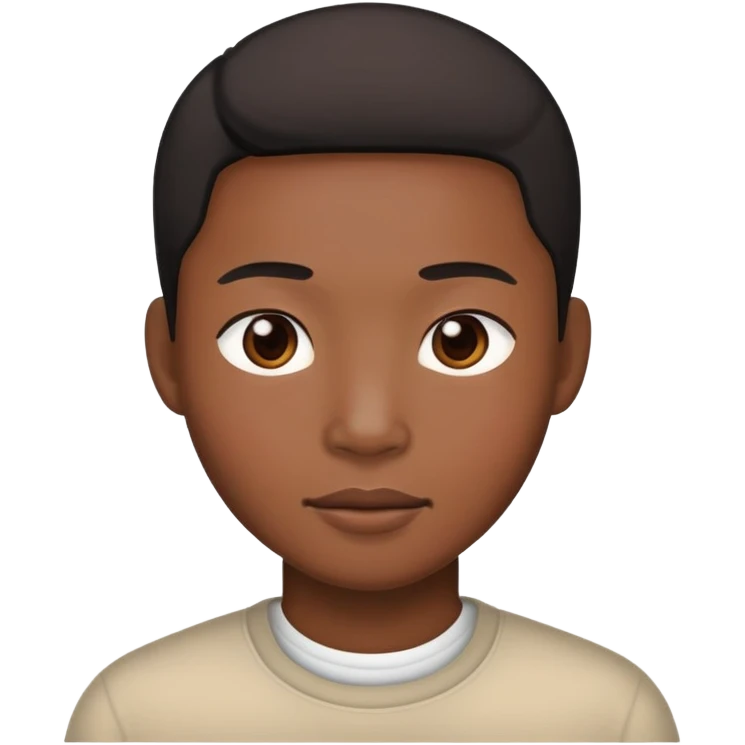 black chinese person emoji