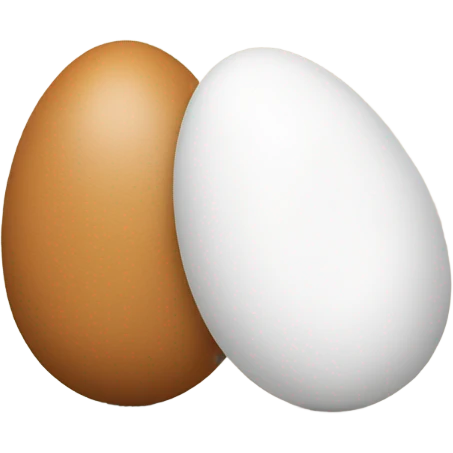 Two eggs  emoji