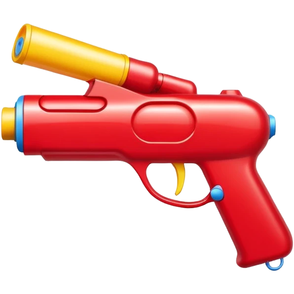 red water gun emoji