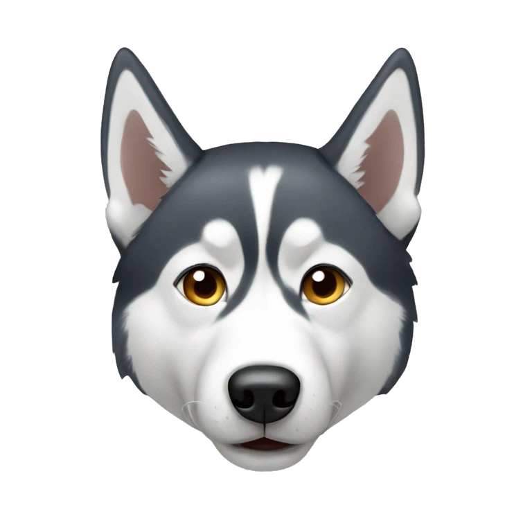 Siberian husky emoji