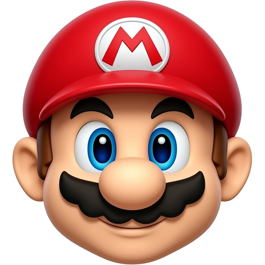 Super Mario head emoji