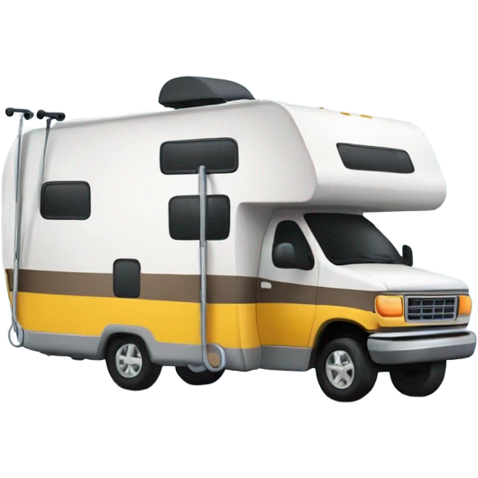 RV with crutches emoji