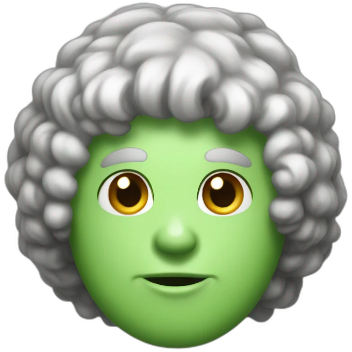 Bouffon vert emoji