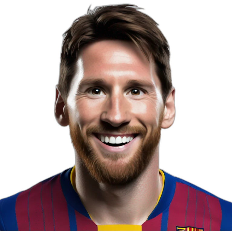 Messi-smile emoji