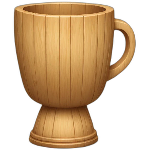 wooden sports cup emoji