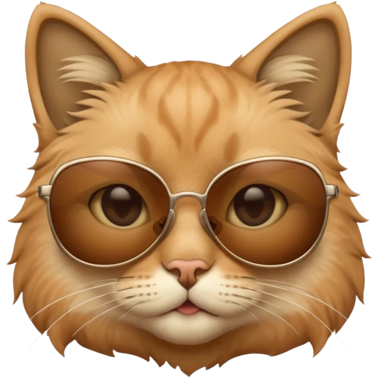 Cat wearing sunglasses emoji