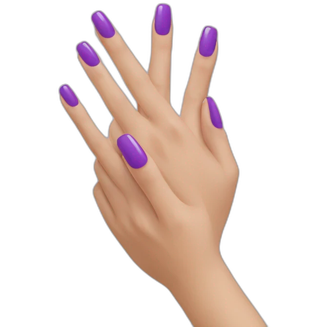 Violete-nails emoji