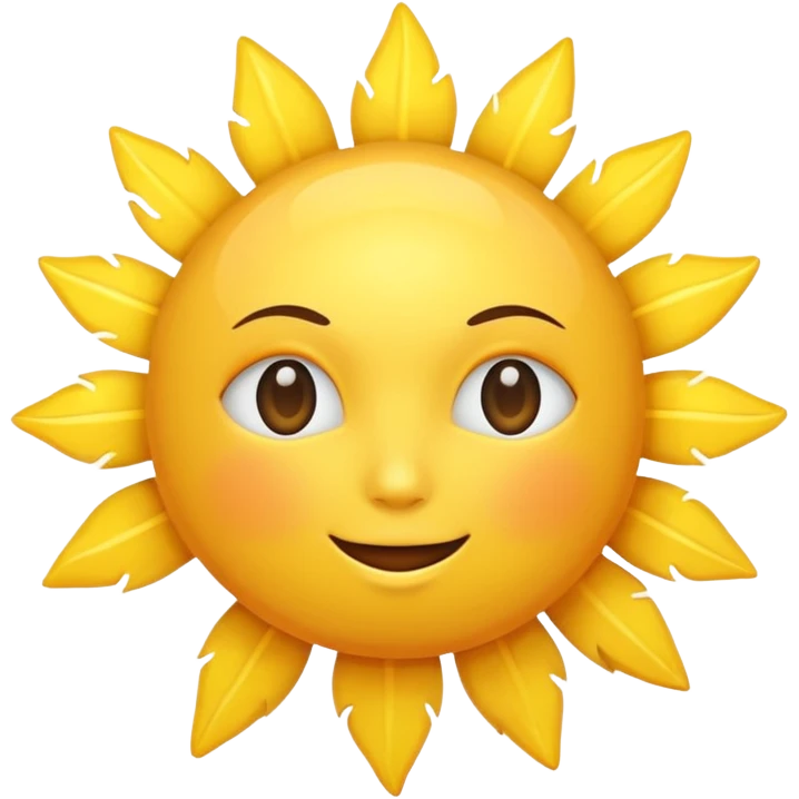 Sun emoji