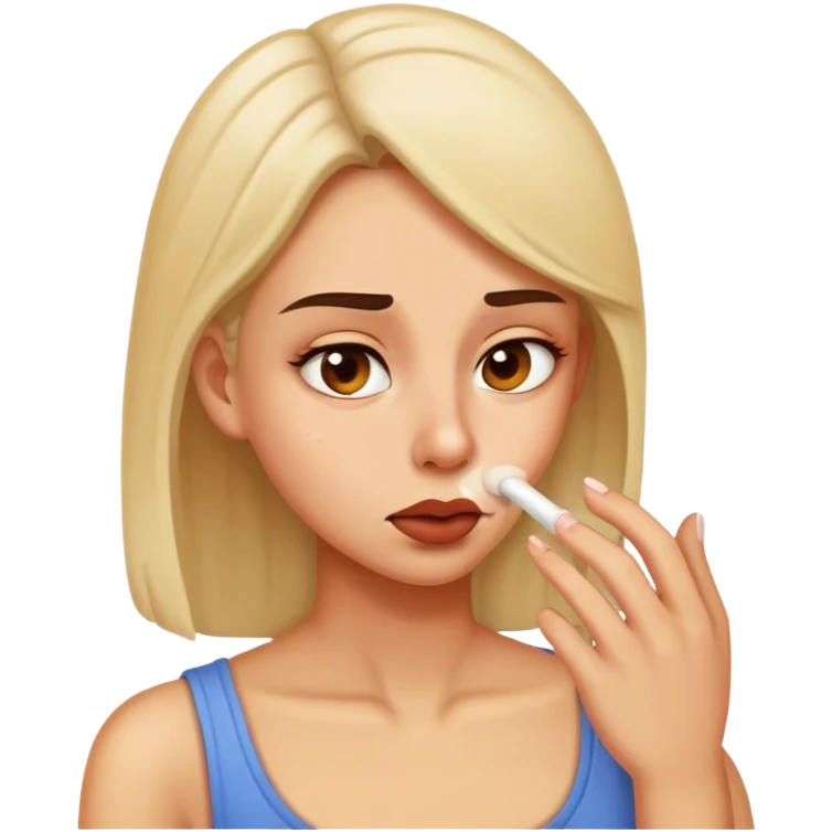 Stinky woman emoji