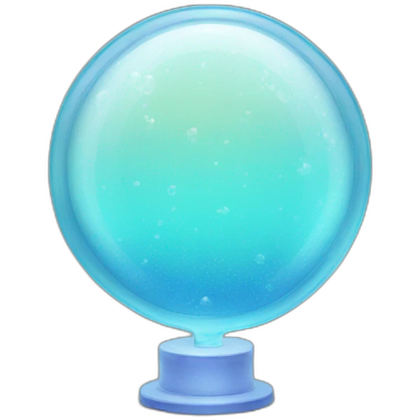Electric bubble glass  emoji