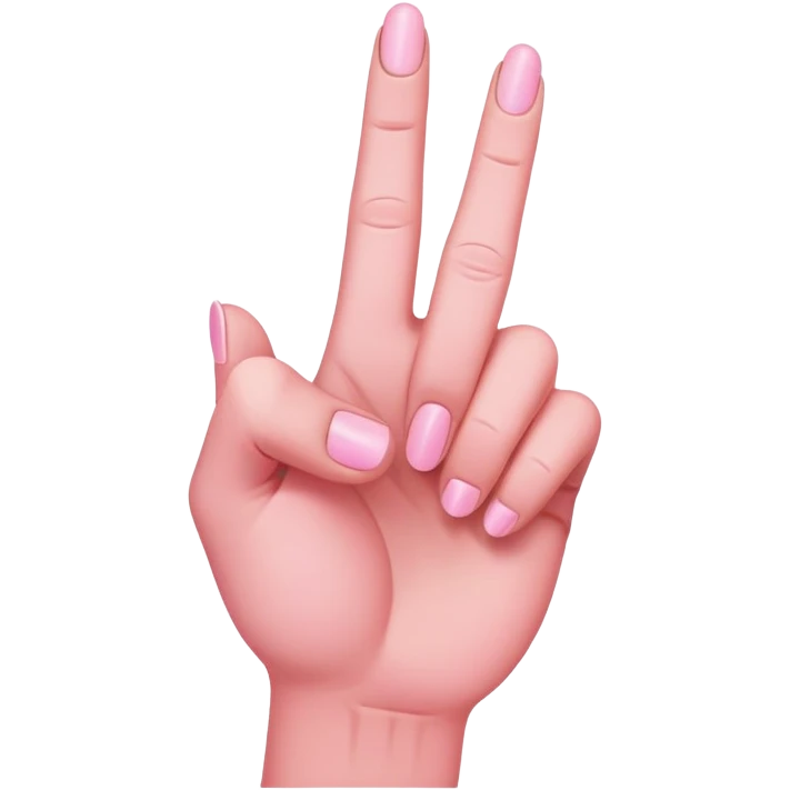 pink middle finger emoji