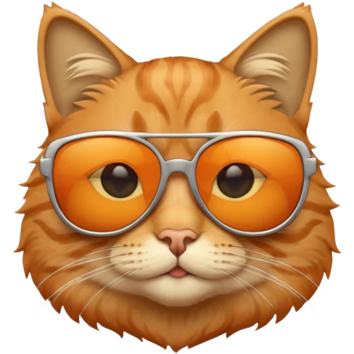 Cat wearing sunglasses emoji