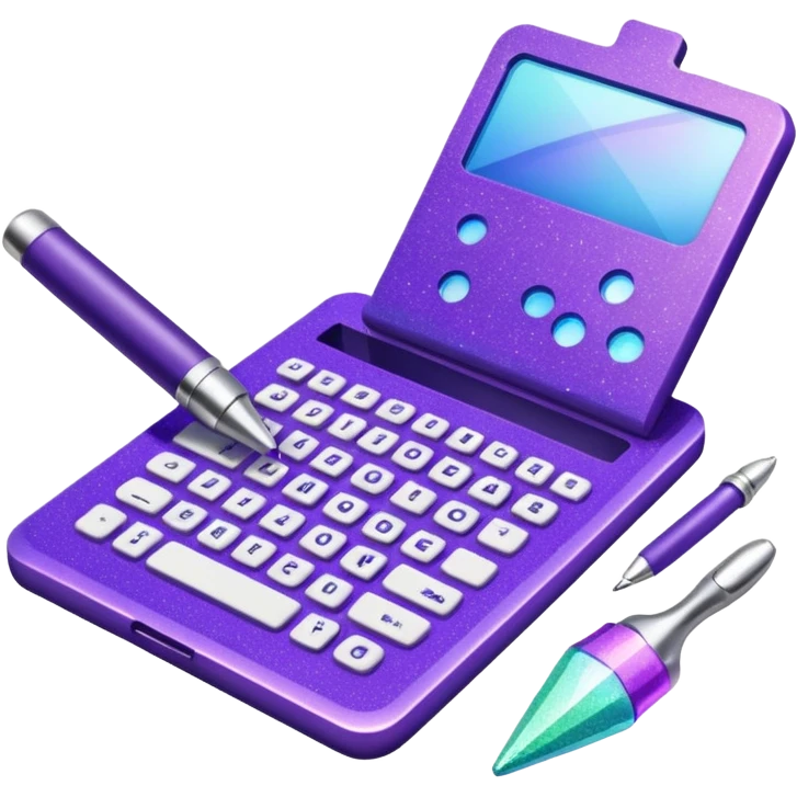 Purple Glitter administrator tools emoji