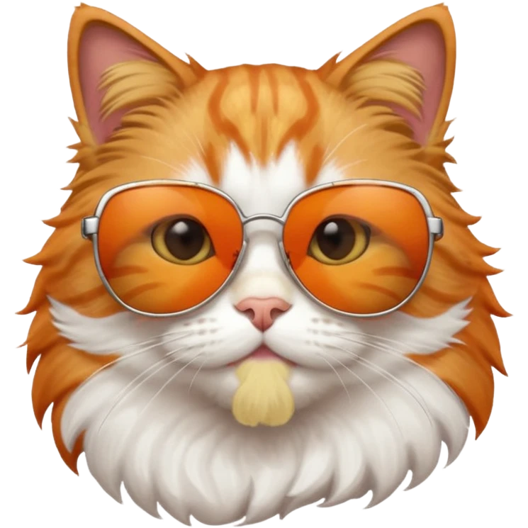 Cat wearing sunglasses emoji