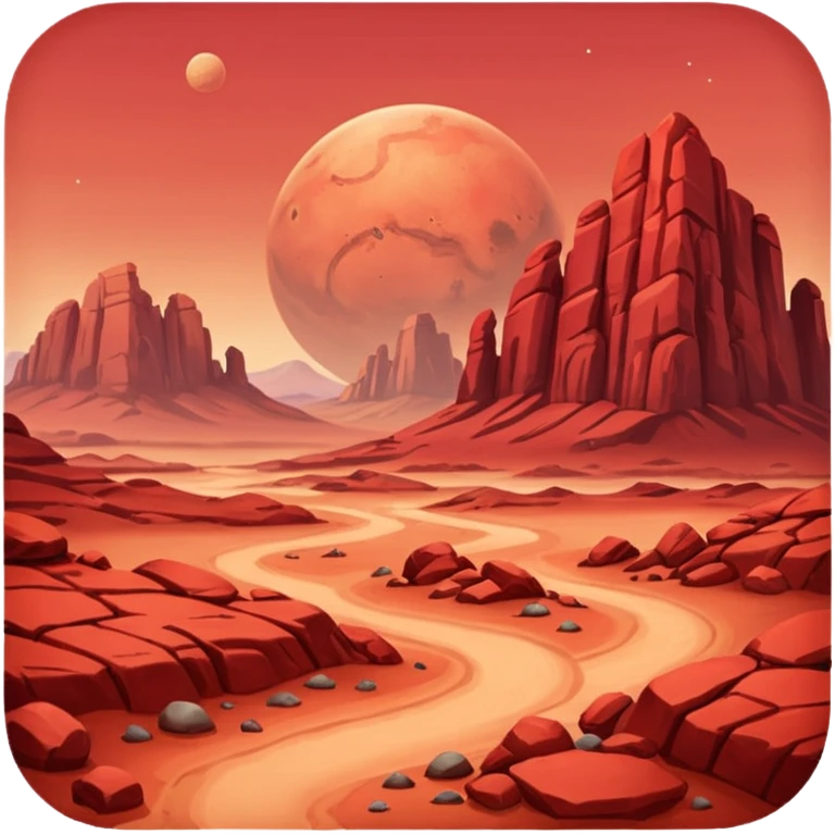 Mars planet emoji emoji