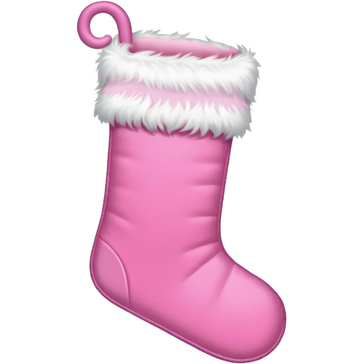 Pink Christmas emoji