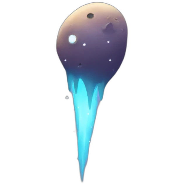 cute comet emoji