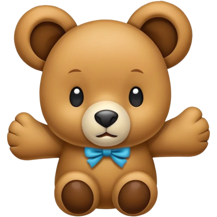 orsacchiotto con fiocco in testa emoji