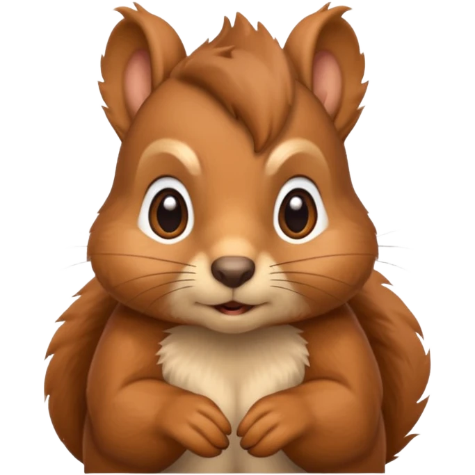 Emotional squirrel emoji