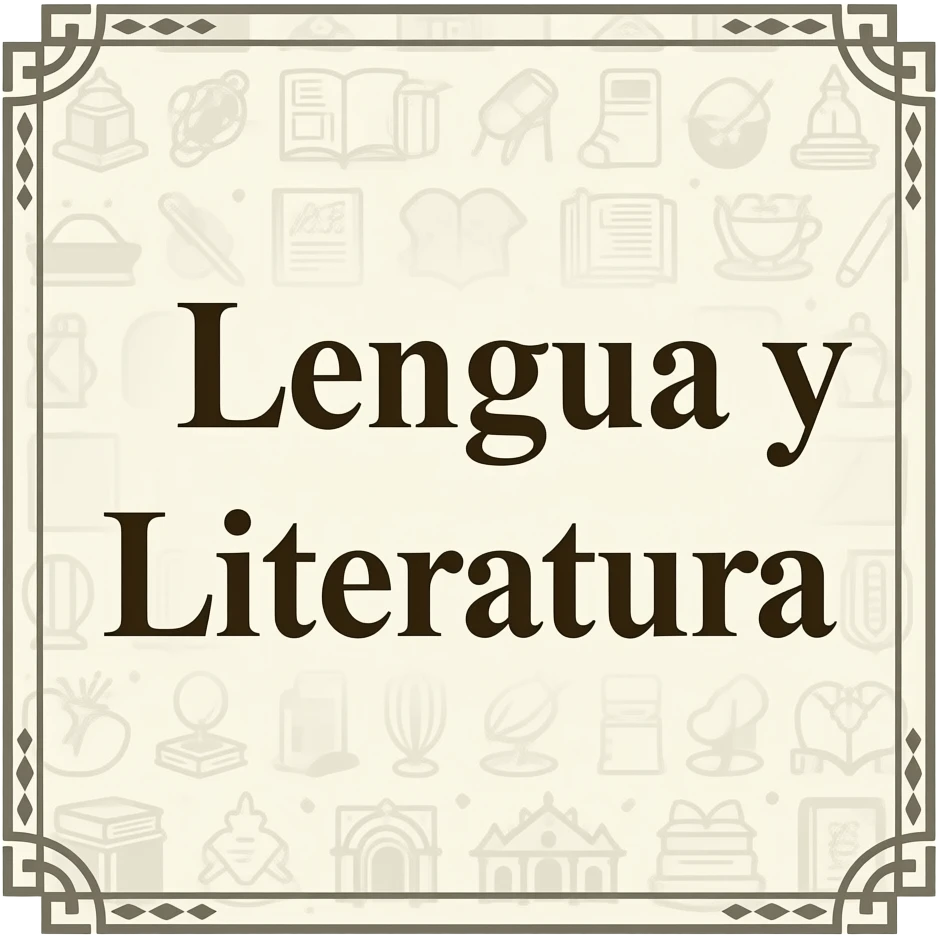 que sea mas bonito el libro que en la portada ponga '' Lengua y Literatura'' emoji