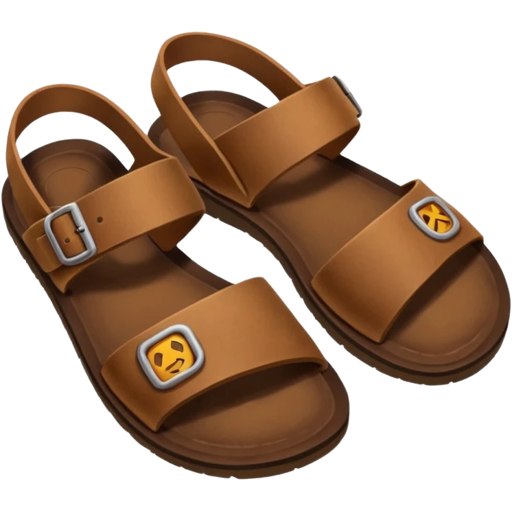 camp sandals emoji