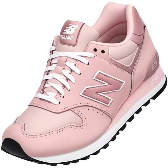 light pink new balance shoes emoji