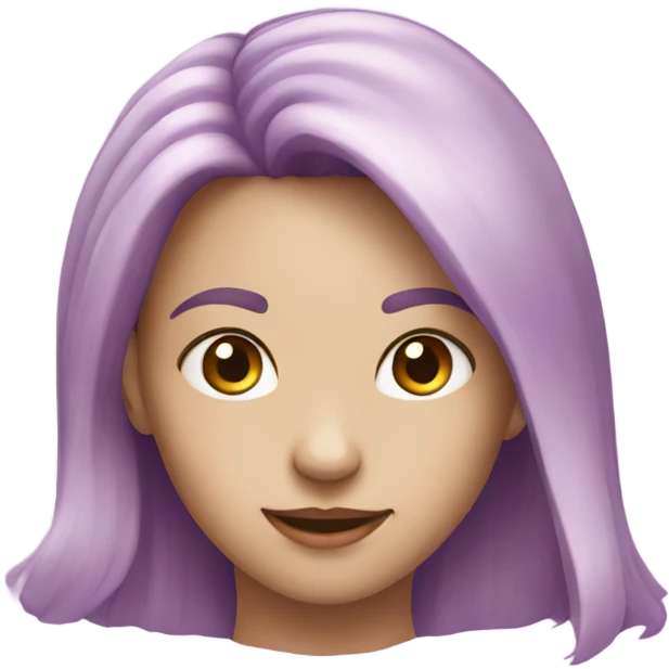 Heart violet emoji