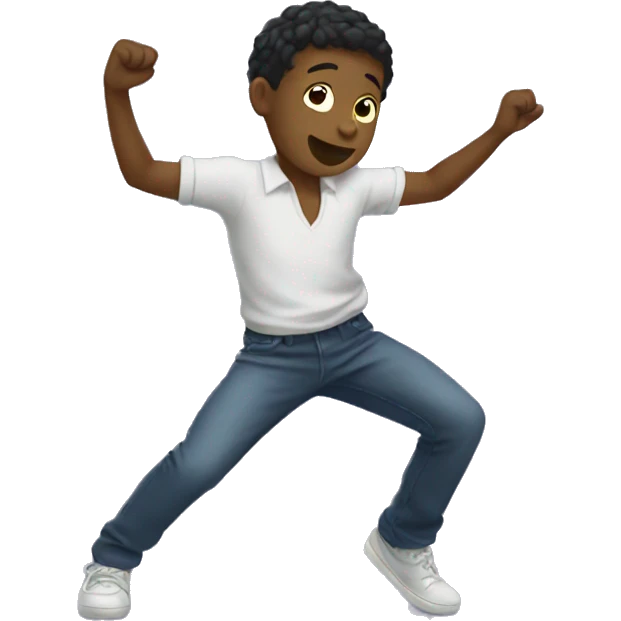 boy dancing break emoji