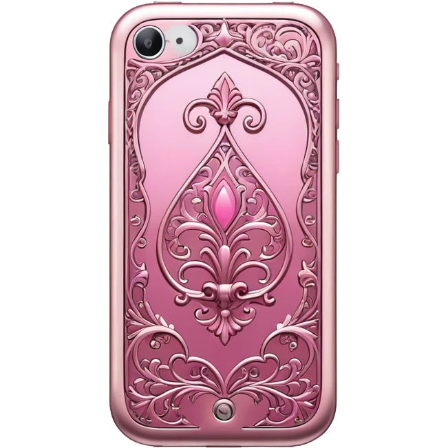 pink gothic smartphone emoji