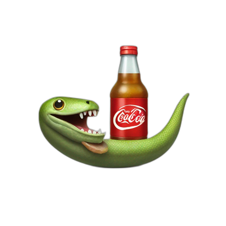 Moray drink a coca emoji