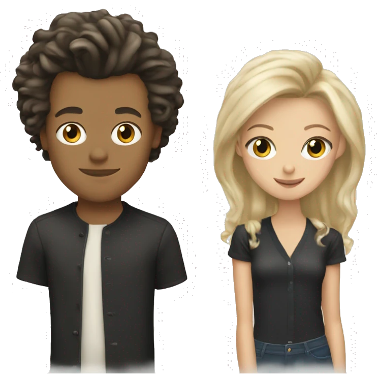 blonde girl with harry styles  emoji