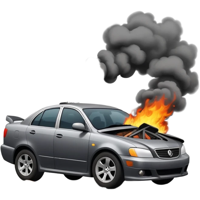 Car crash emoji