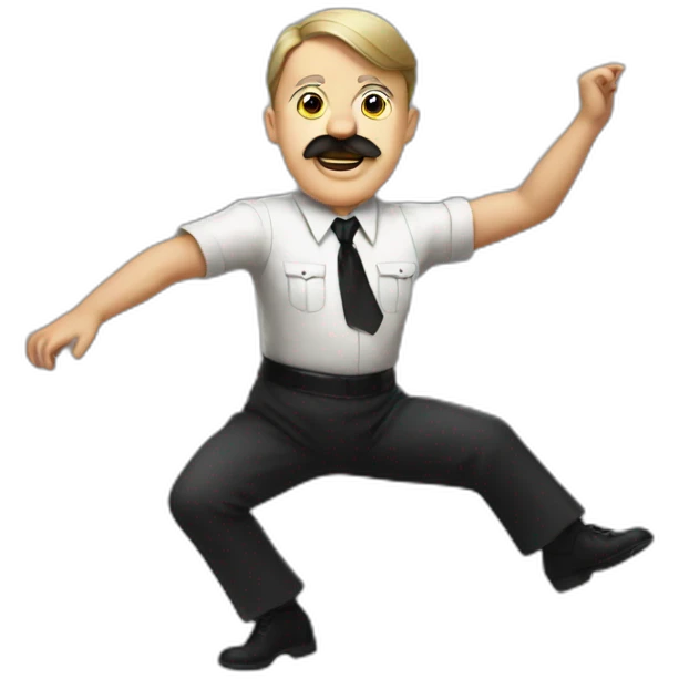 Hitler dancing emoji
