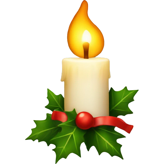 christmas candle emoji
