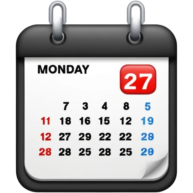 monday emoji