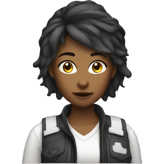 Mixed lesbian playing video games  emoji