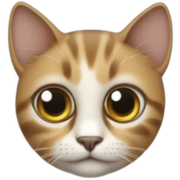 cat with big eyes emoji