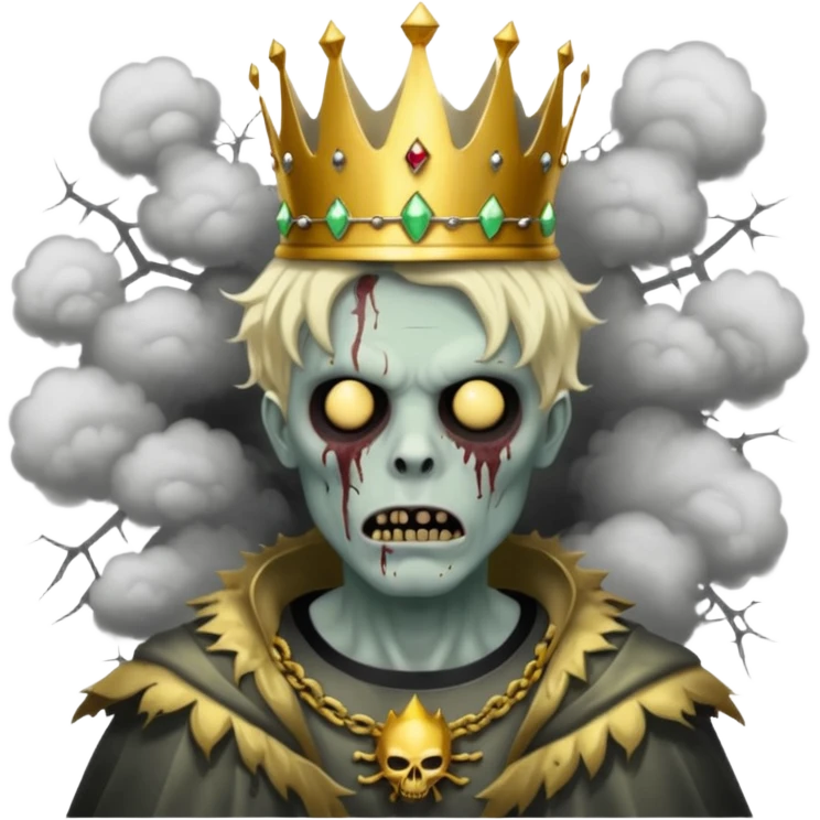 🧟‍♂️👑😶‍🌫️🕸️ emoji