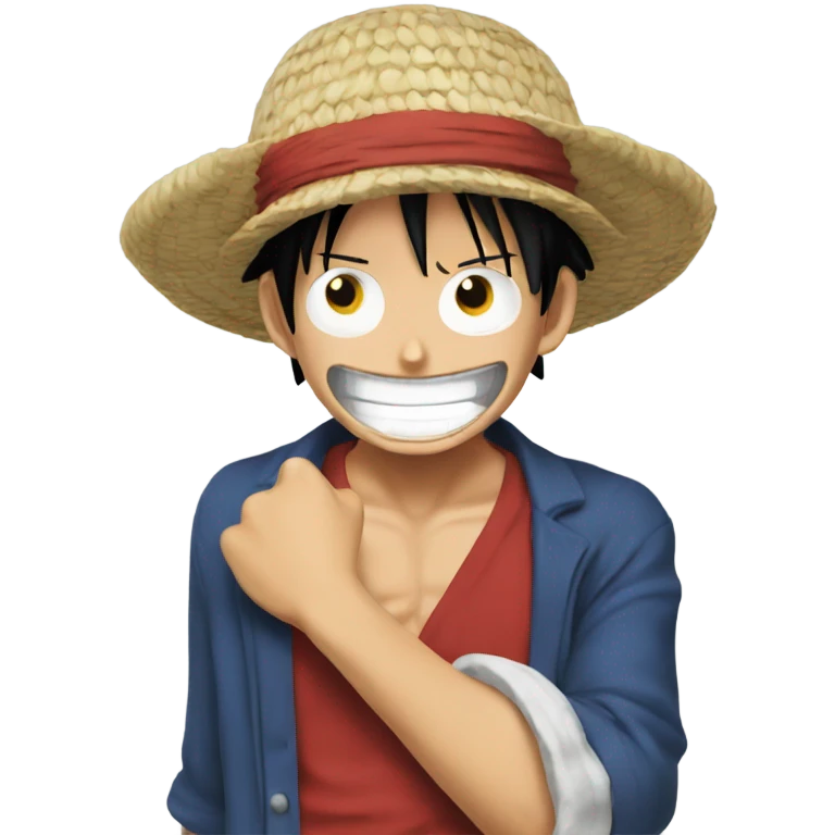 Luffy from one piece  emoji