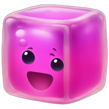 Jelly cube emoji